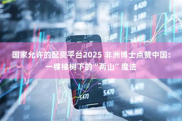 国家允许的配资平台2025 非洲博士点赞中国：一棵樟树下的“两山”魔法